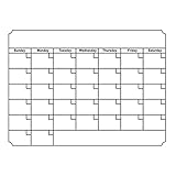 TOOGOO A3 Pizarra Blanca Planificador Mensual Tablero de Mensajes MagnéTicos Cocina BoletíN Diario Flexible Tableros de Notas Nevera ImáN Calendario de Dibujo Blanco