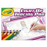 Crayola - Light Up Tracing Pad, Pizarra Magica LED, Actividad Creativa de Dibujo y Color, Idea de Regalo, Edad Recomendada: a Partir de 6 AÃ±os